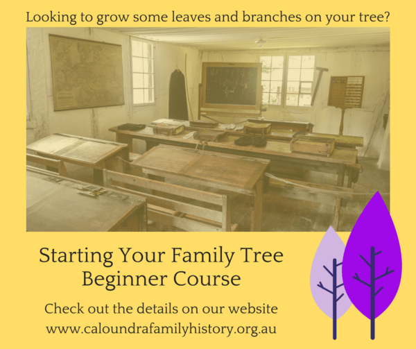 Starting Your Family Tree Beginner Course