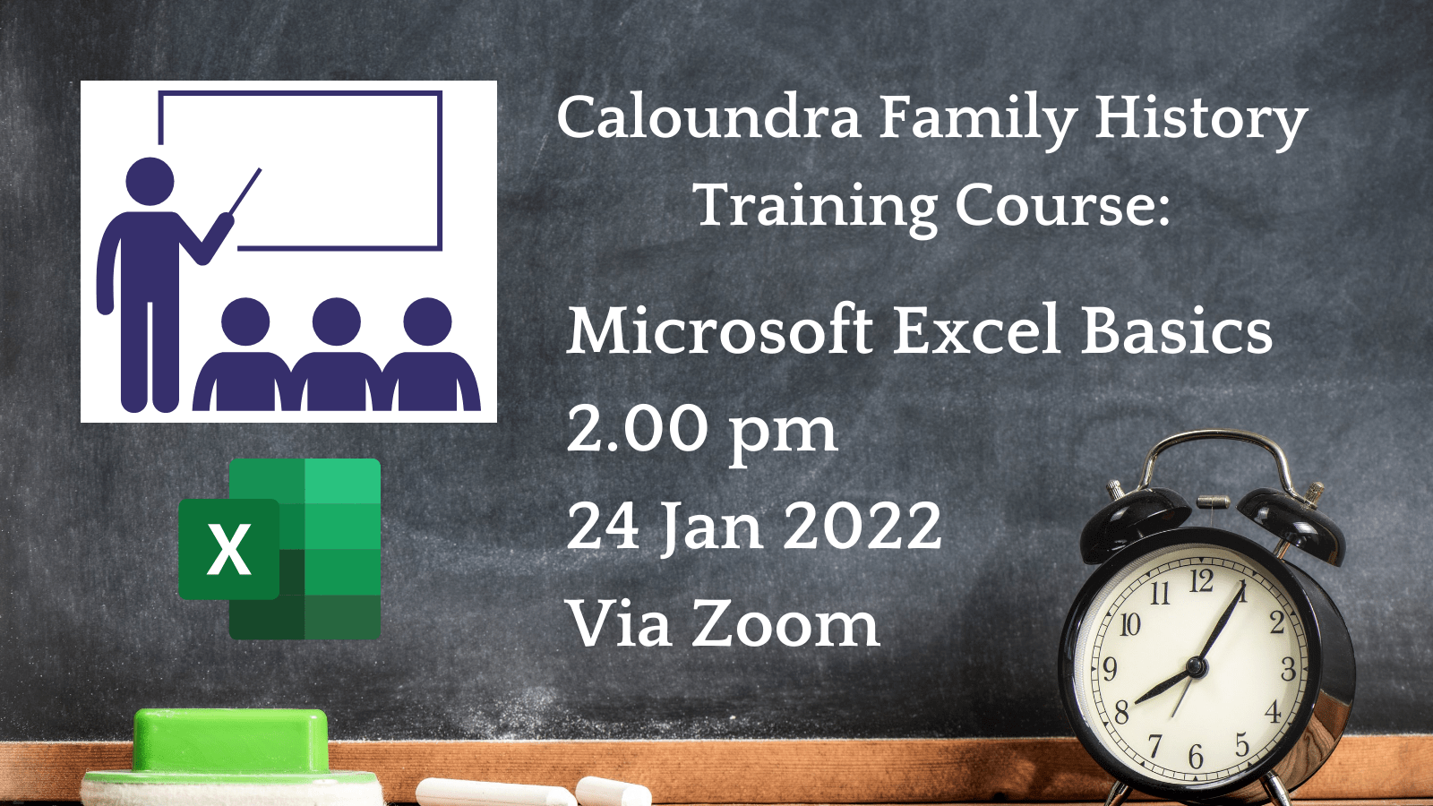 Training Course: Microsoft Excel Basics - Caloundra Family History ...