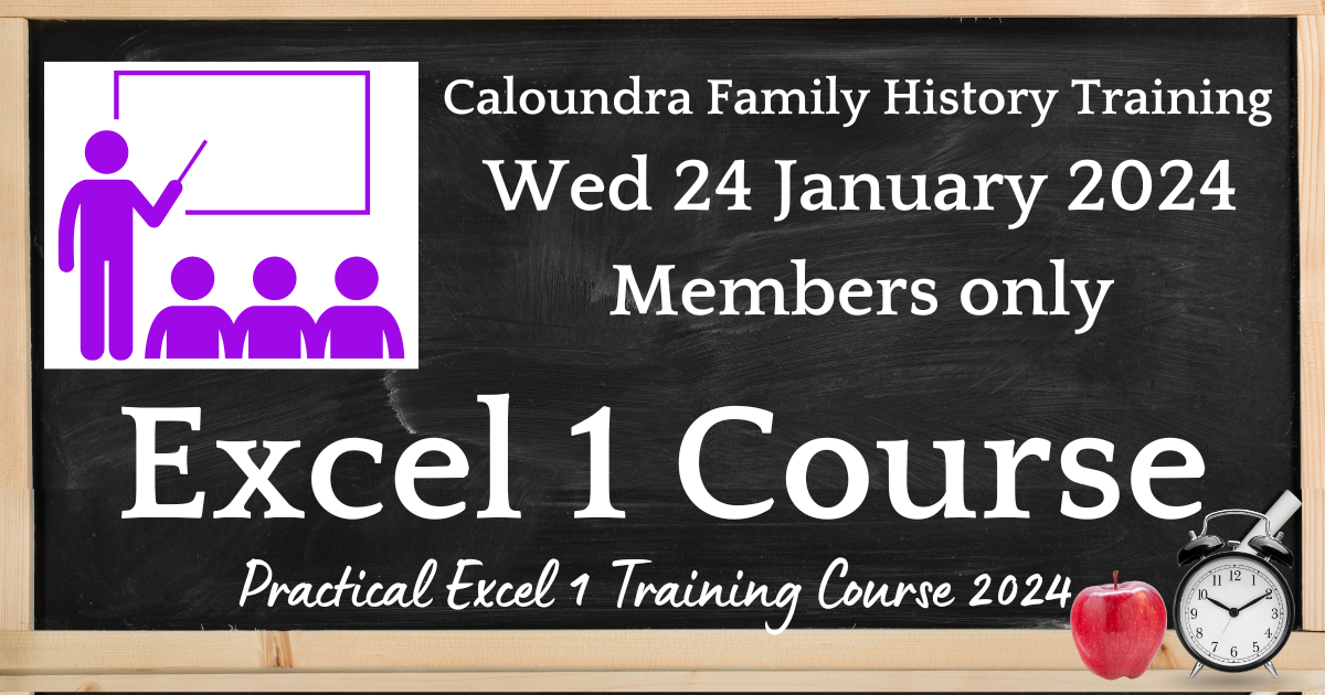 CFH Excel 1 Course 2024 